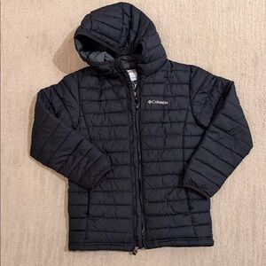 Boys Columbia Black Puffer Jacket M (10/12)